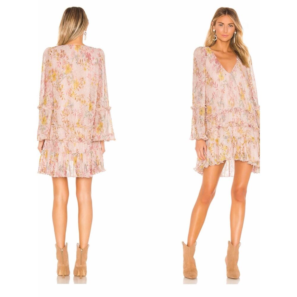 Tularosa Evelyn Dress in Light Rose Floral